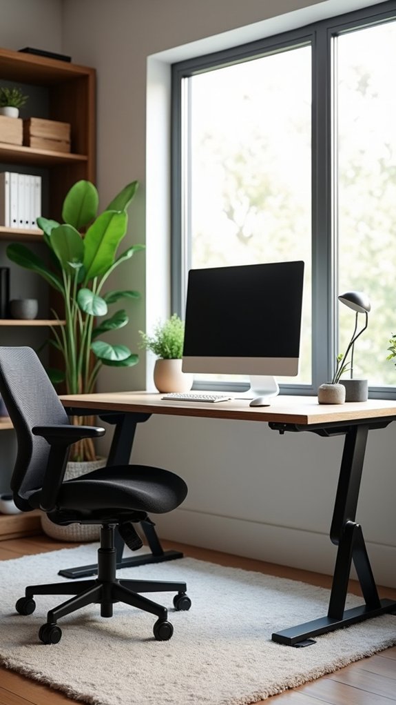 ergonomisk arbeidsplass for komfort