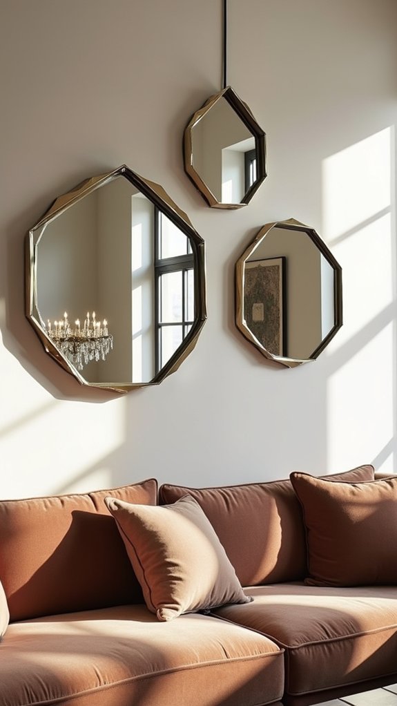 artistic contemporary mirror designs