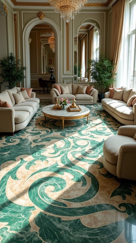 artistic marble mosaic elegance