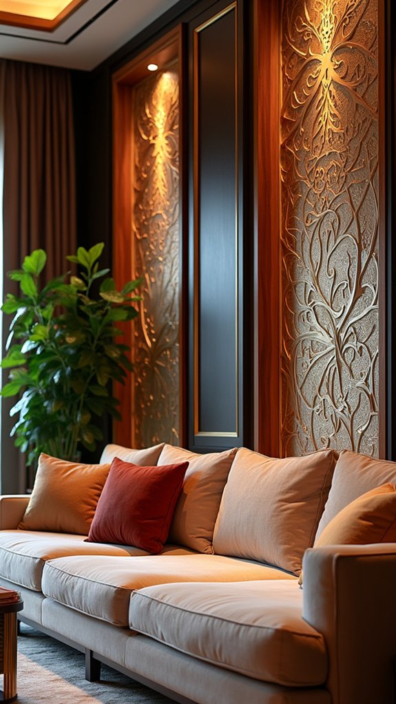 artistic wall panel transformation