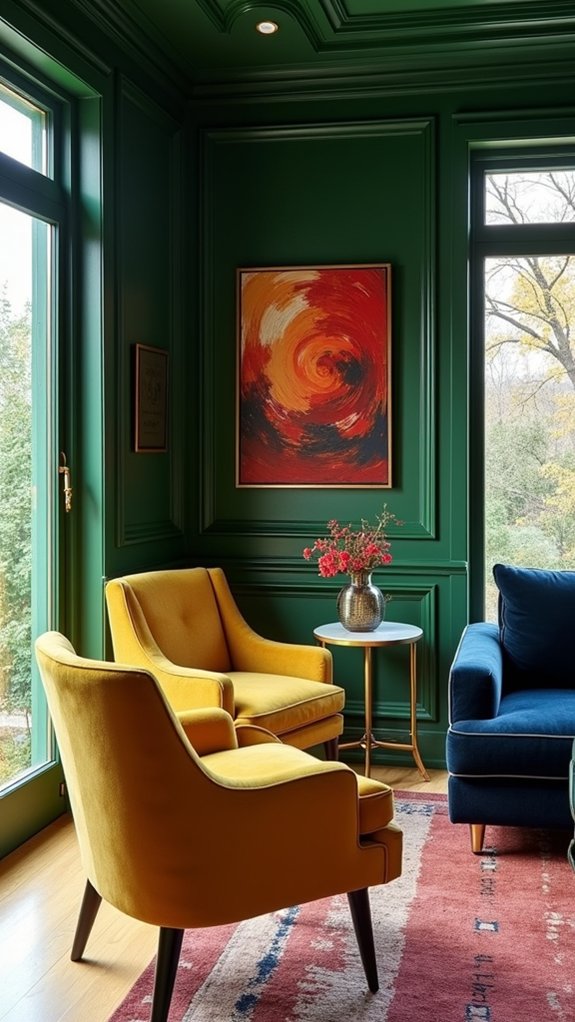 bold and vibrant contrasts