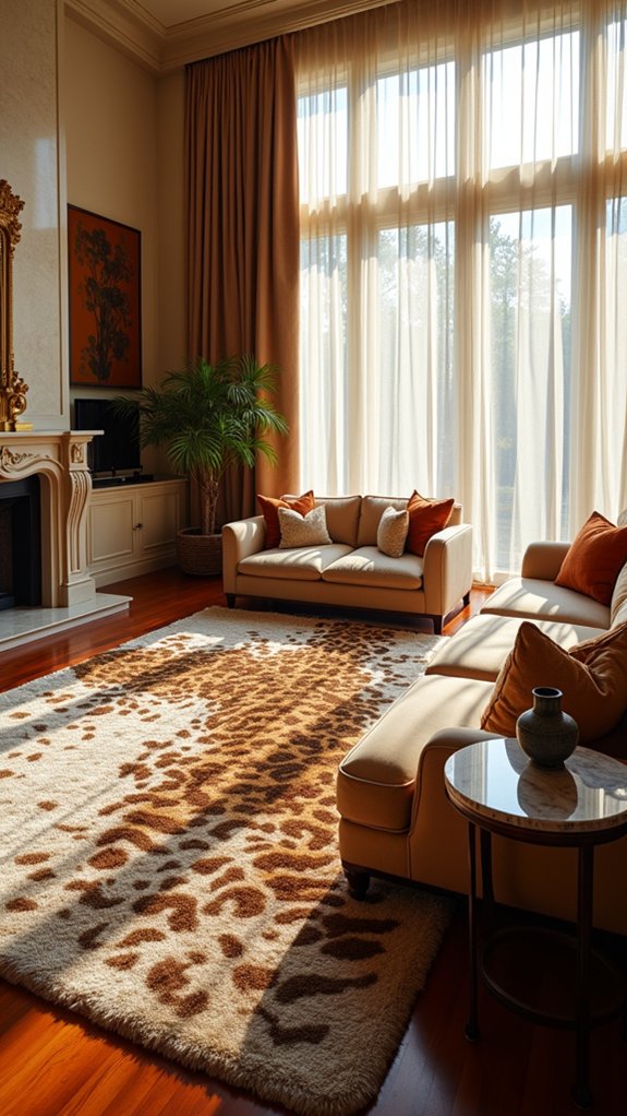 bold animal print accents