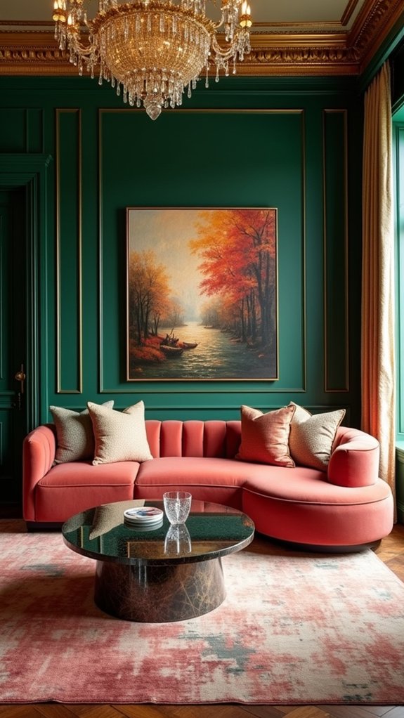 bold colors enhance luxury