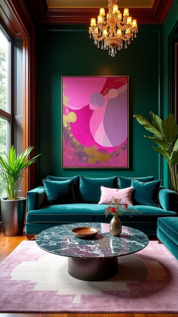 bold colors striking artwork
