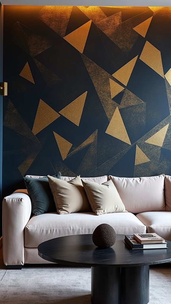 bold geometric wallpaper designs