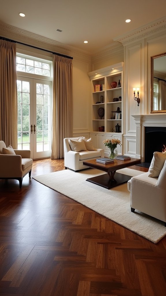 bold herringbone floor designs