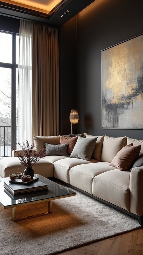 bold sophistication and warmth