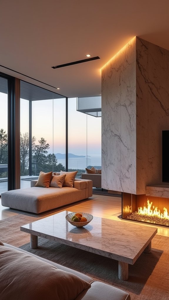 bold statement hearth design
