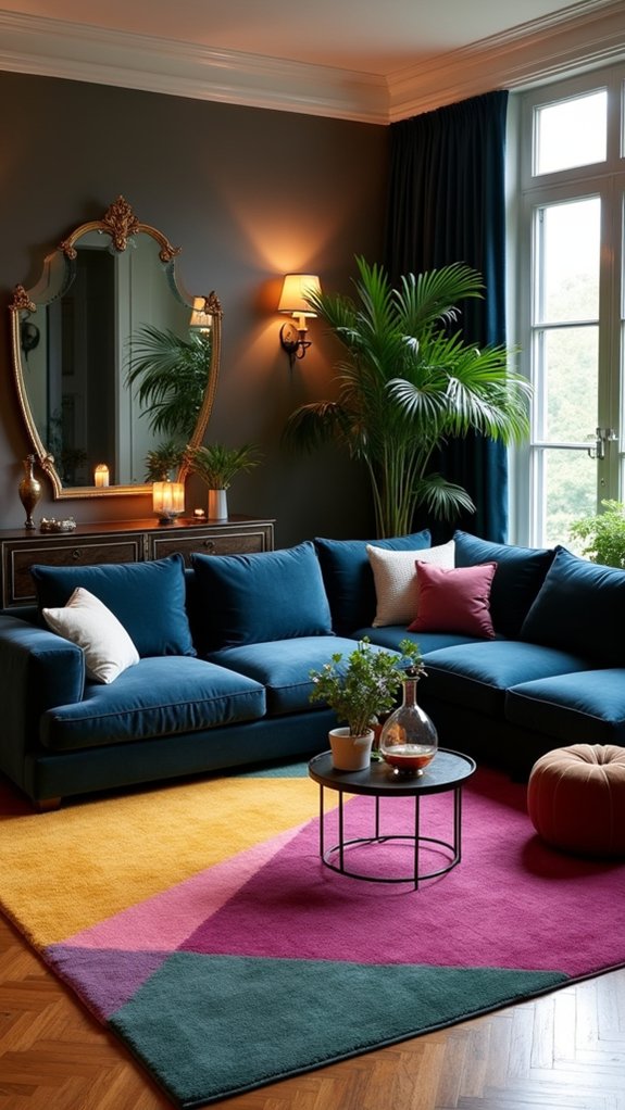 bold vibrant stylish rugs