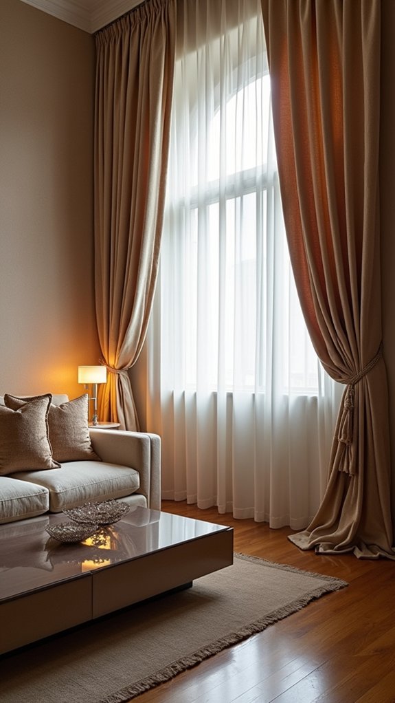 charming luxe linen curtains