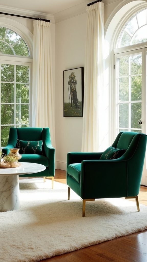 chic accent chairs enhance style