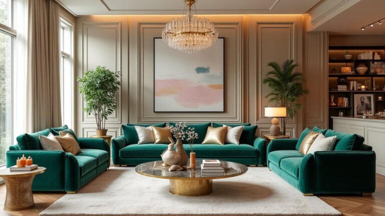 chic luxury living room