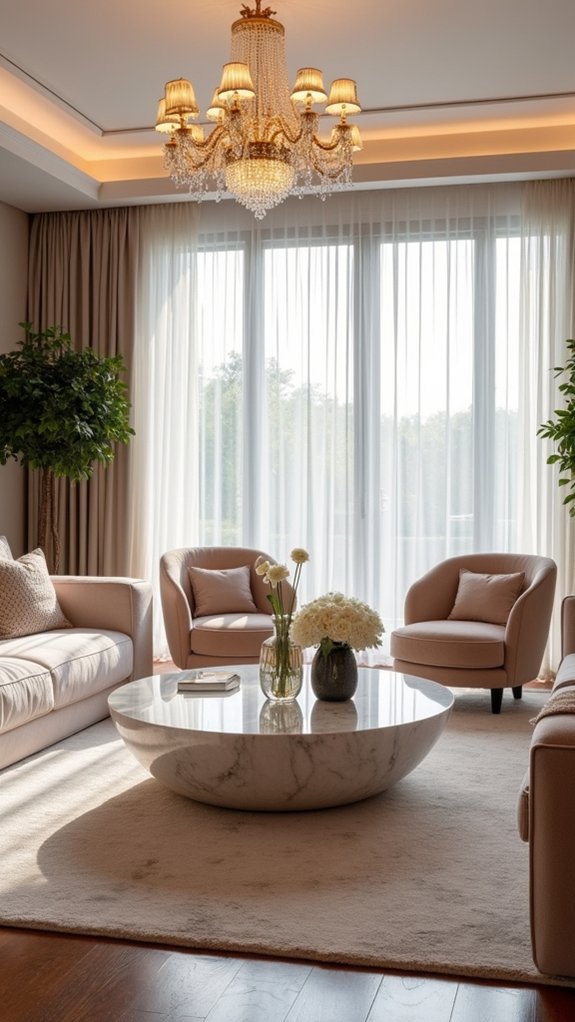 chic modern coffee table design