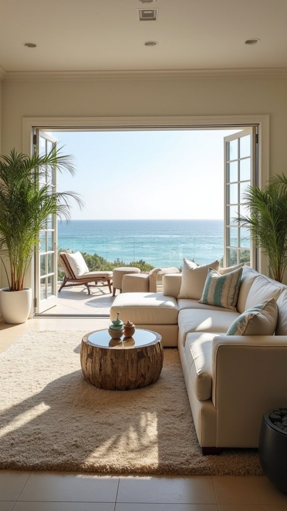 coastal calm with natural textures