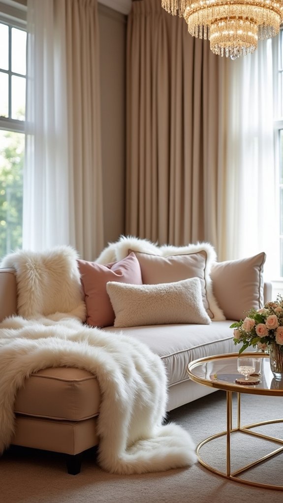 cozy faux fur comfort