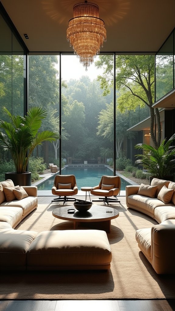 cozy glass enclosed retreat nook