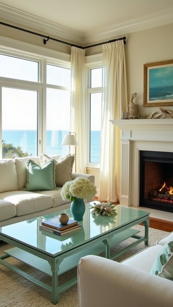 cozy inviting fireplace design