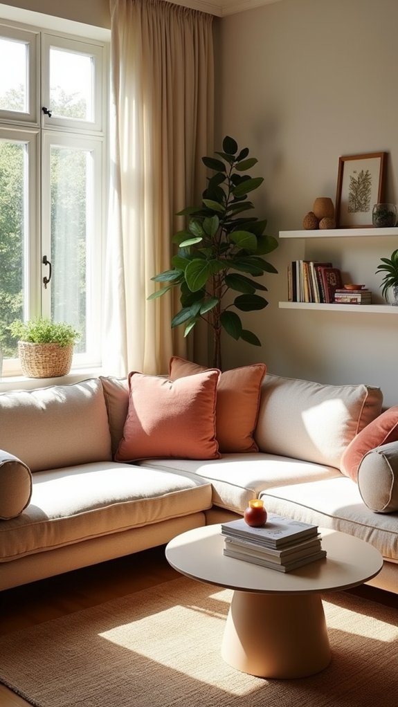 cozy nook with corner sofa