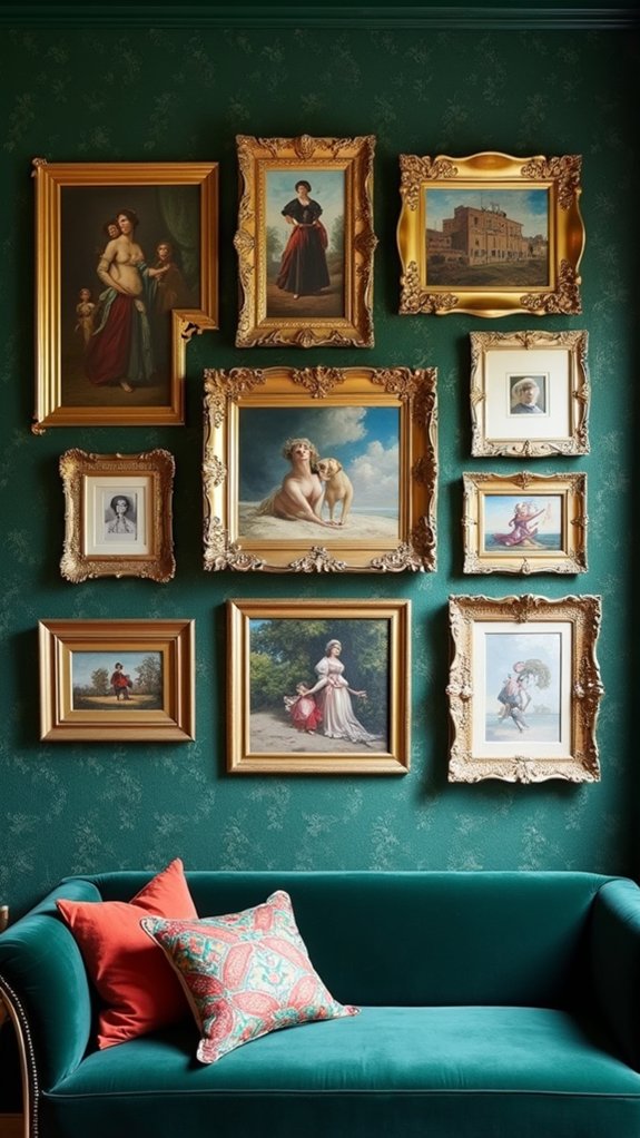 curate personal gallery wall
