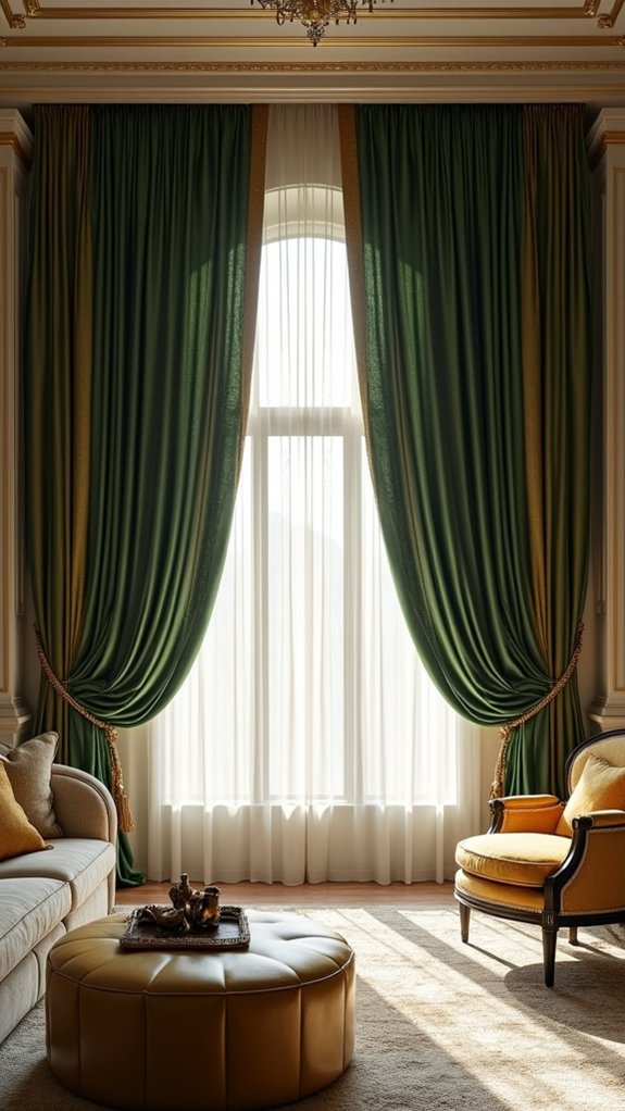 custom drapery enhances elegance