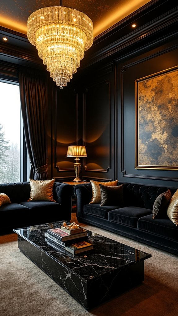 dramatic oversized lighting fixtures