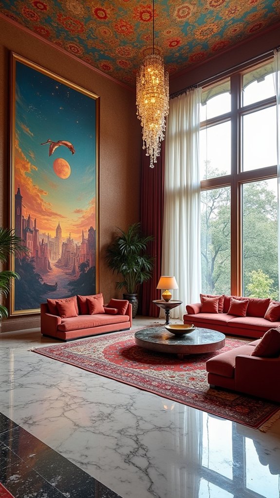 dynamic artistic living space