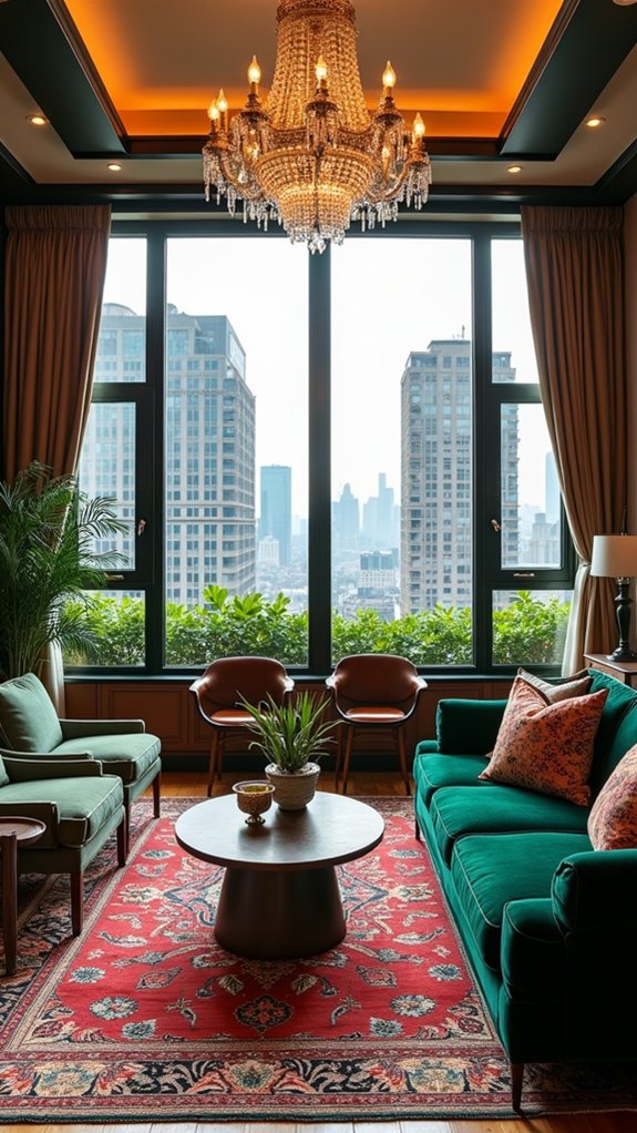 eclectic luxury living room