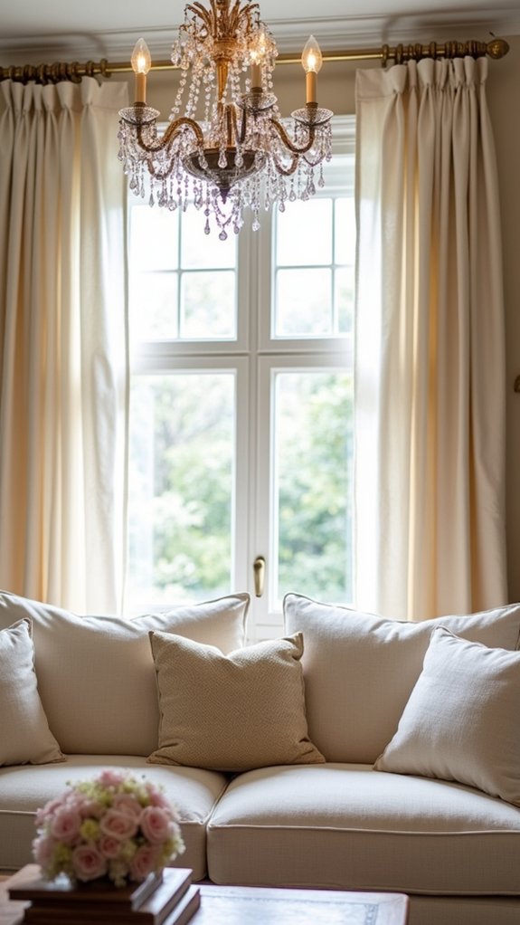 elegant ambiance with lighting