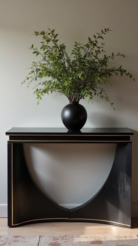 elegant black and gold