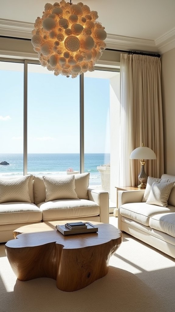 elegant coastal lighting design
