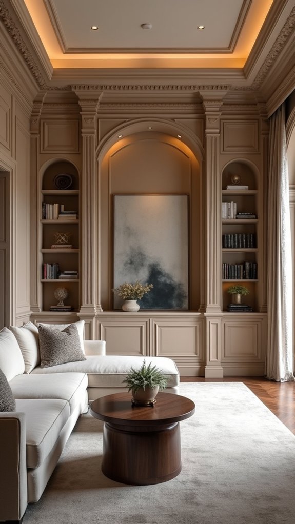 elegant custom built ins enhance