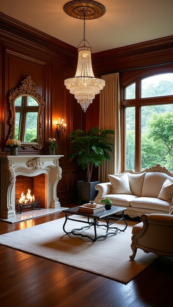 elegant dark hardwood floors