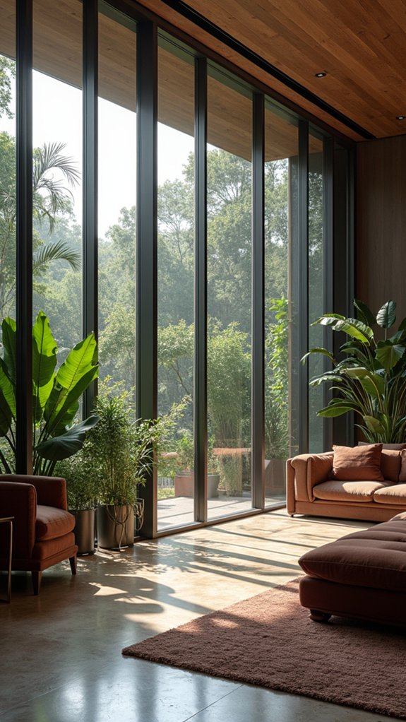elegant glass room dividers