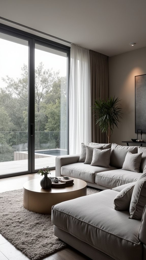 elegant gray and charcoal