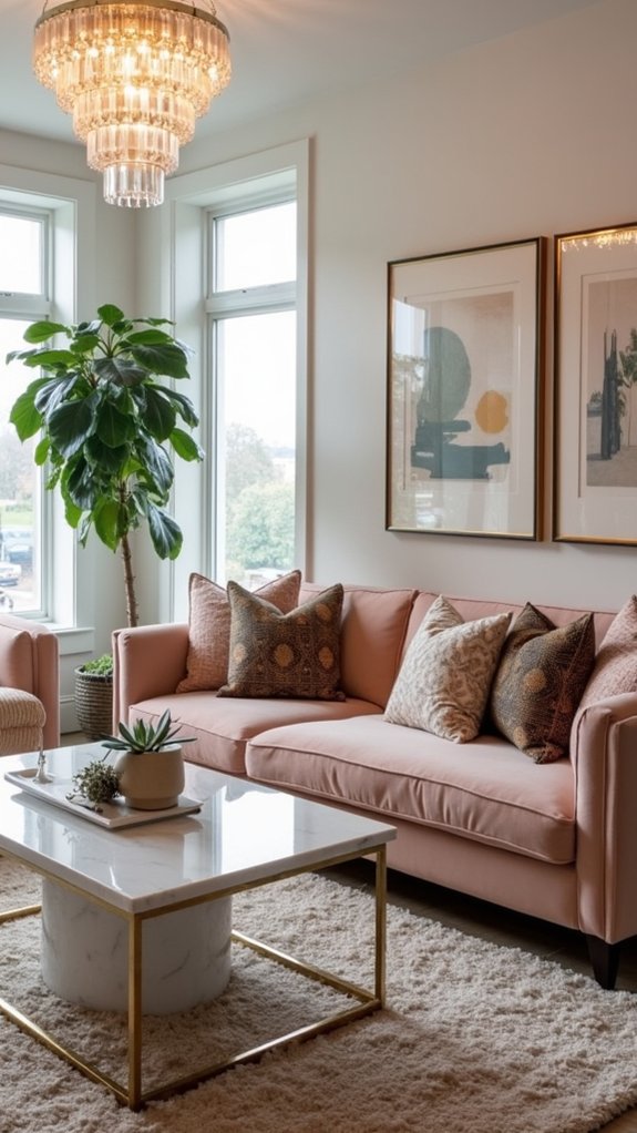 elegant living room accessories
