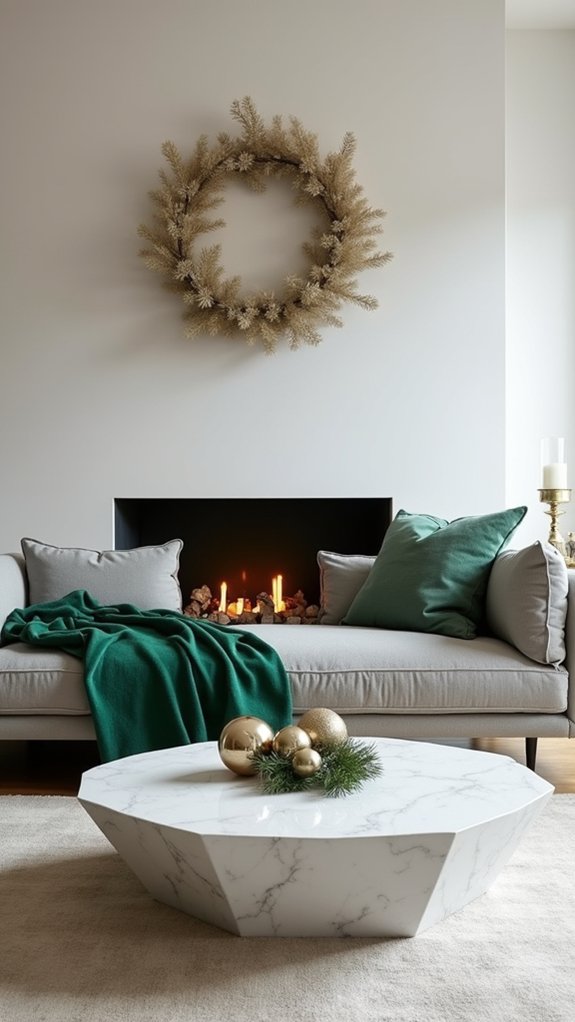 elegant minimalist holiday decor