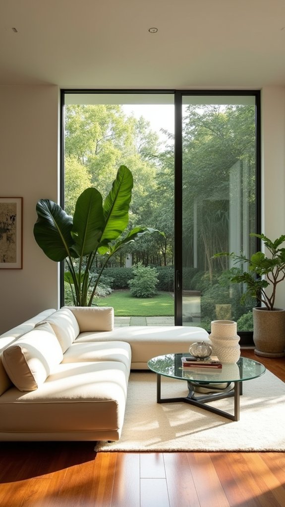 elegant plants enhance space