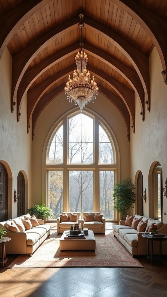 elegant rustic ceiling design