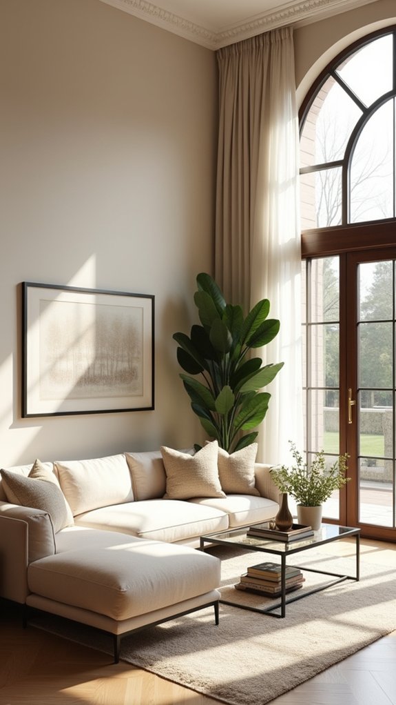 elegant serene neutral tones