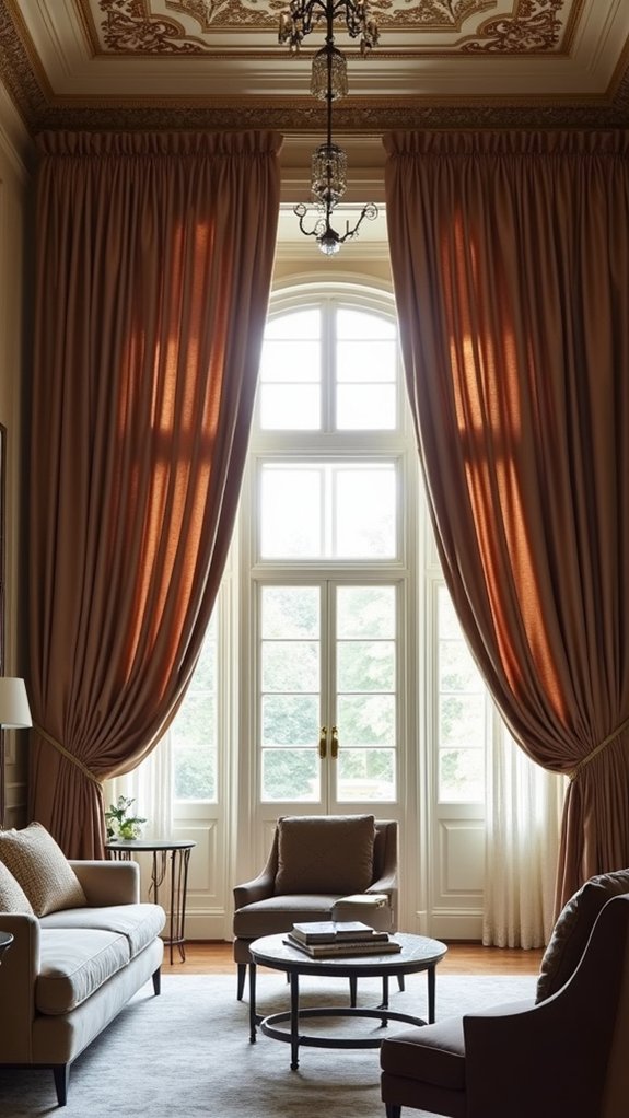 elegant tab top curtains