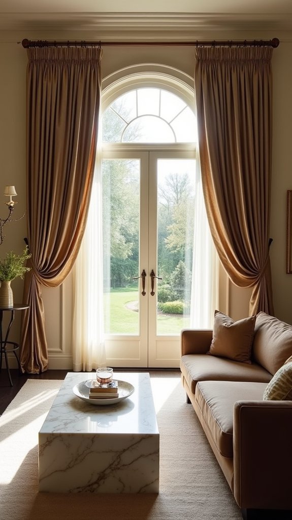 elegant timeless pinch pleats
