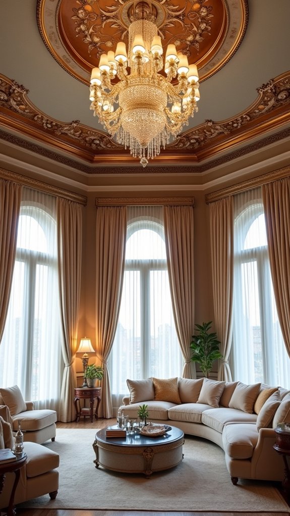 elegant tray ceiling design
