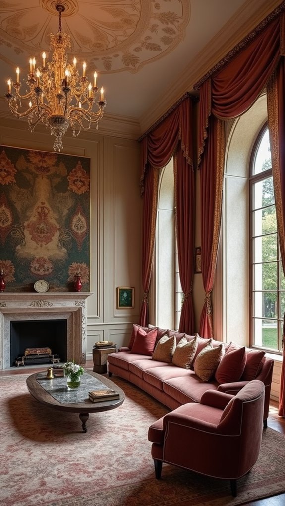 elegant wall tapestry decor