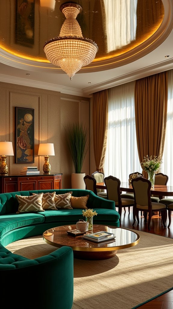 glamorous geometric elegance embodied