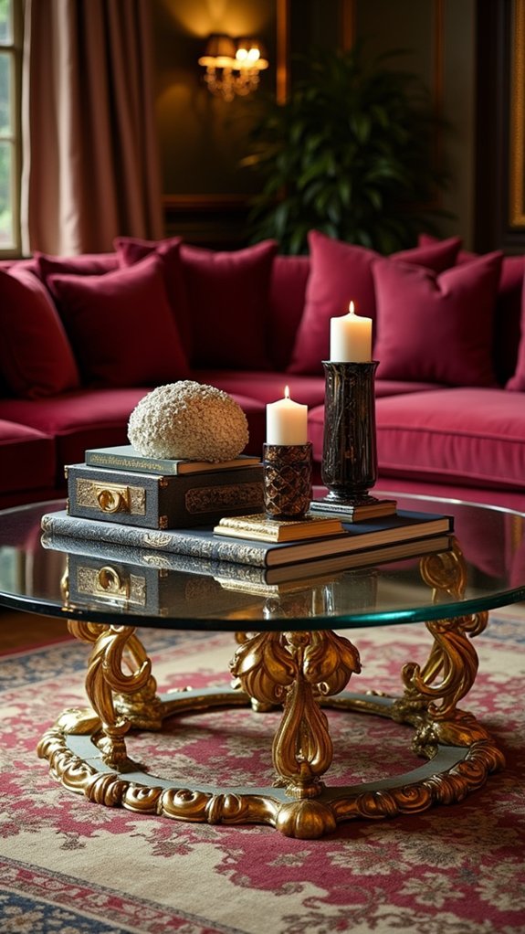 glamorous gold accented elegance