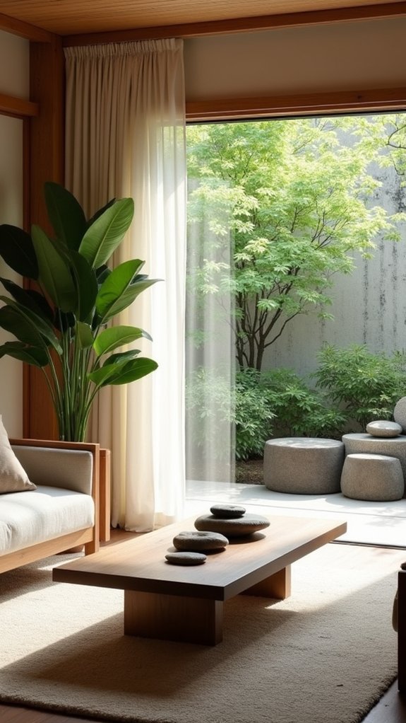 indoor plants enhance tranquility