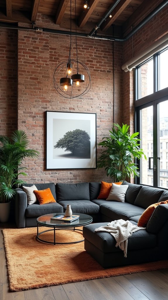 industrial chic with vintage