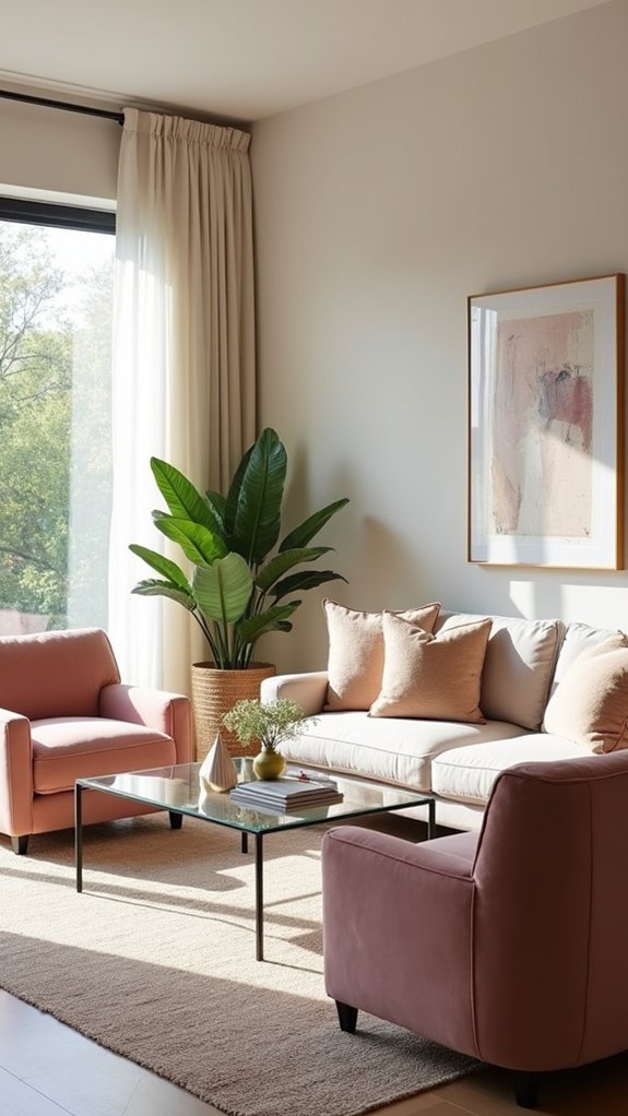 inviting circular seating arrangement