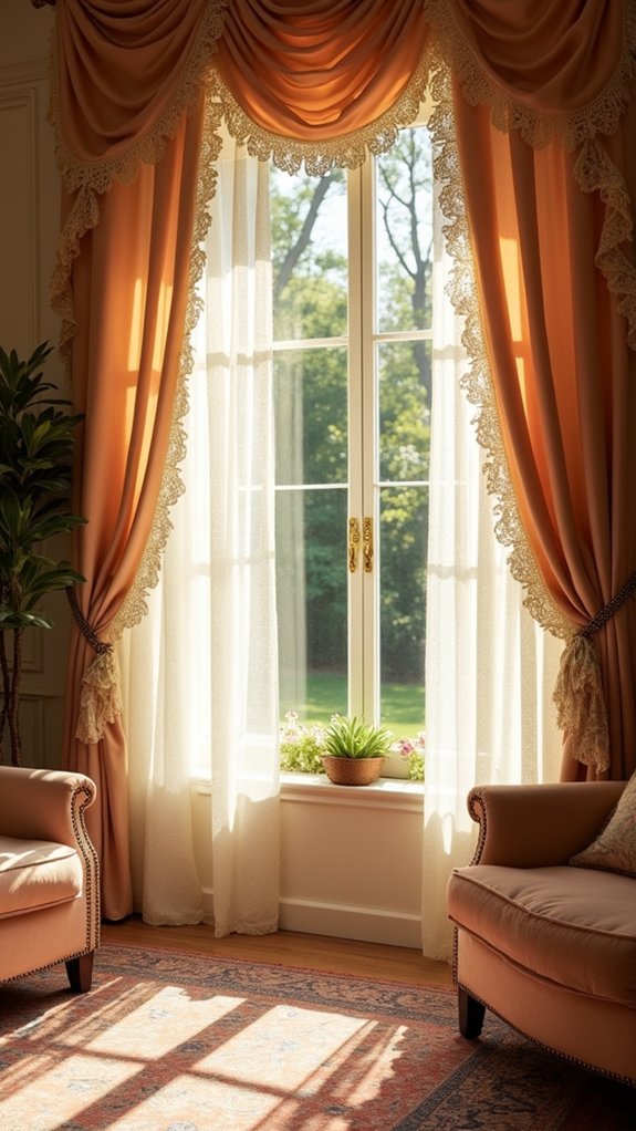 lace curtains for elegance