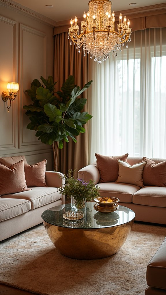 layered lighting for ambiance